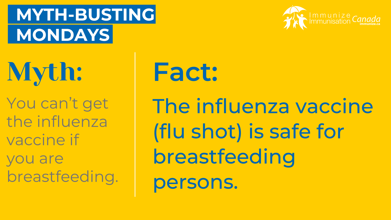 Myth-busting Monday - influenza - image 4 for Twitter/X