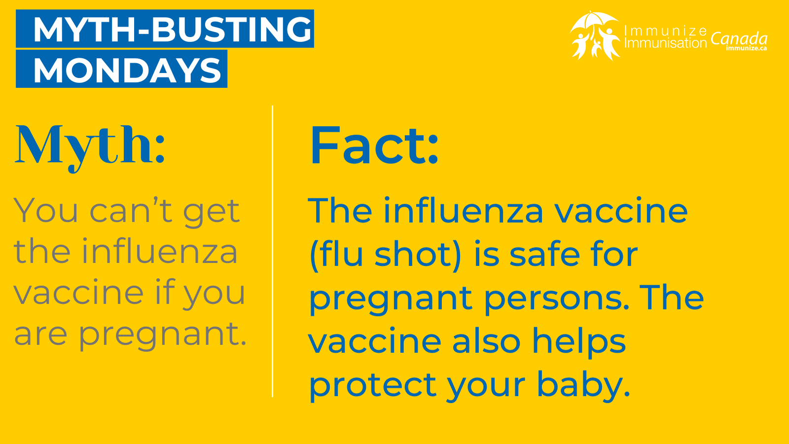 Myth-busting Monday - influenza - image 5 for Twitter/X