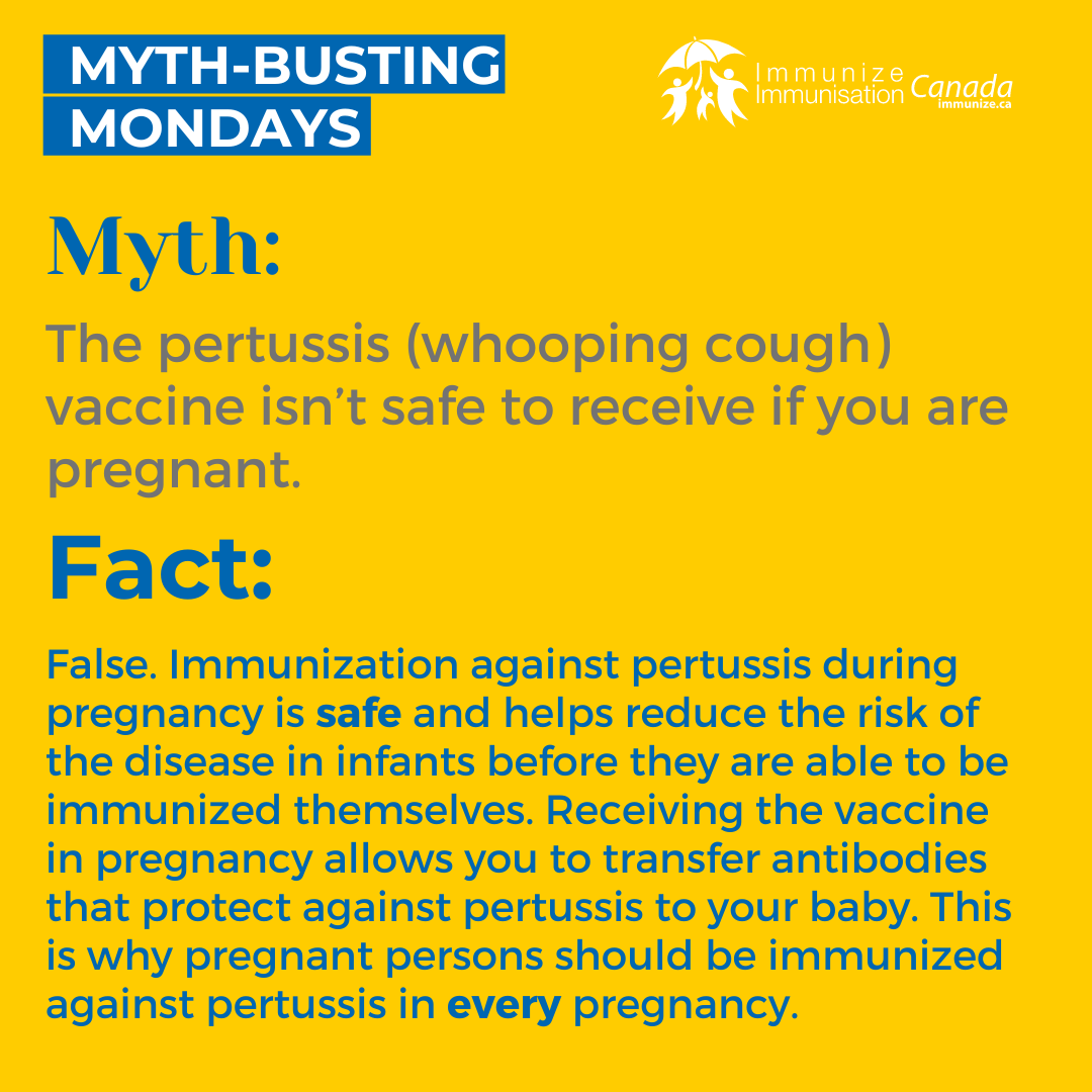 Myth-busting Monday - pertussis (whooping cough) - image 4 for Instagram